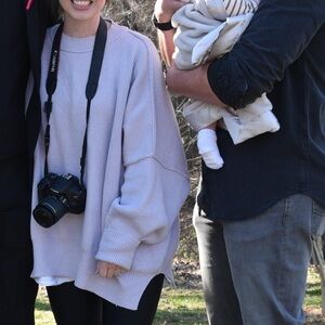 Free People Oversized Lavender Sweater